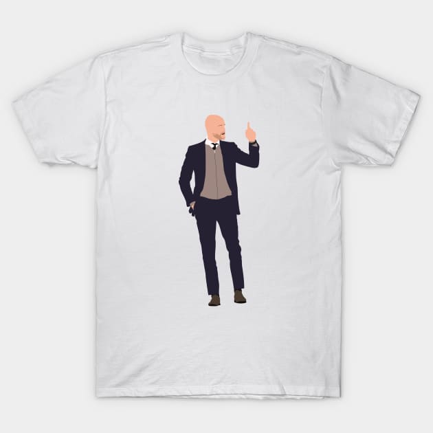 Erik Ten Hag Man Utd Manager T-Shirt by Jackshun